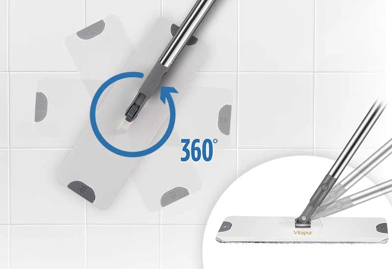 Mimoriadne ľahká a o 360° otočná čistiaca hlavica!