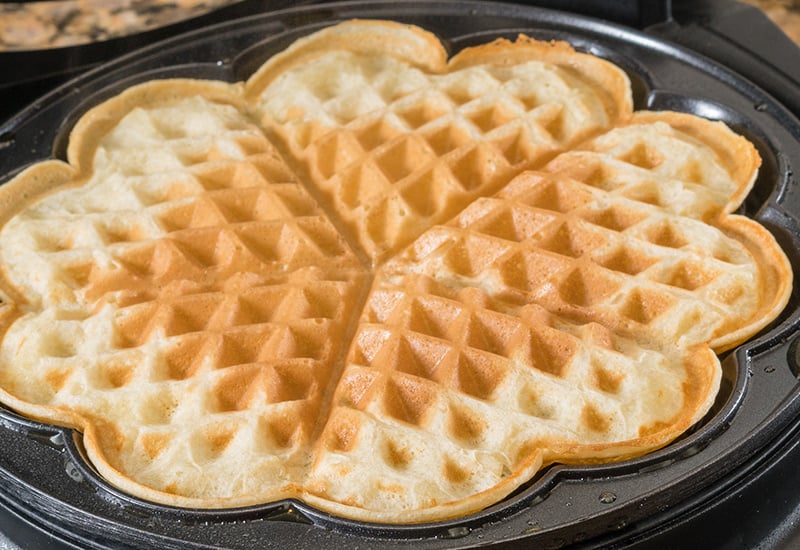 Už žiadne prilepenie jedla na platniach, jednoducho len zdravšie vafle.