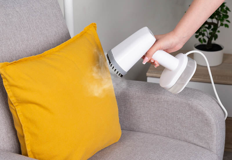 Para pomáha dezinfikovať tkaniny. 