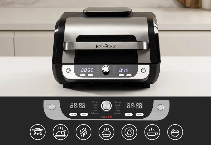 12 rôznych režimov použitia.