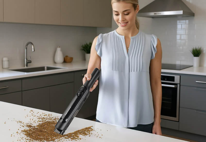 Profesionálny výkon ručného vysávača.