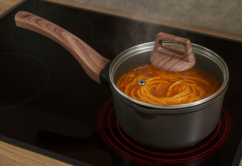 Vhodný na všetky varné dosky vrátane indukcie.