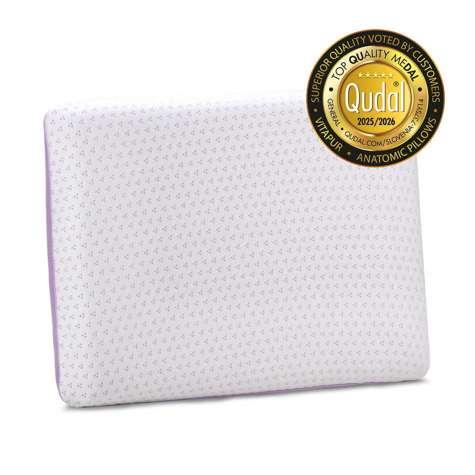 Klasický vankúš z pamäťovej peny Lavender Memory - 40x55 cm