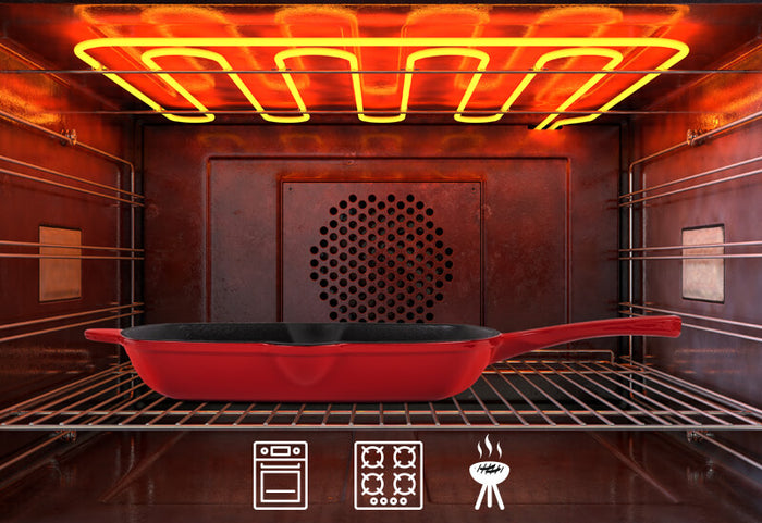 Pre všetky typy varných plôch vrátane rúry a grilu.