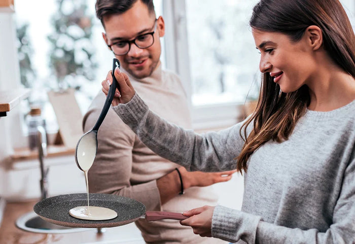 Panvica na palacinky, ktorá je nevyhnutná v každej kuchyni.