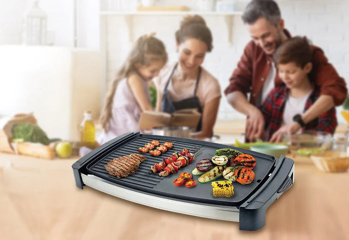 Skvelá chuť grilovaných jedál bez prítomnosti otravného dymu.