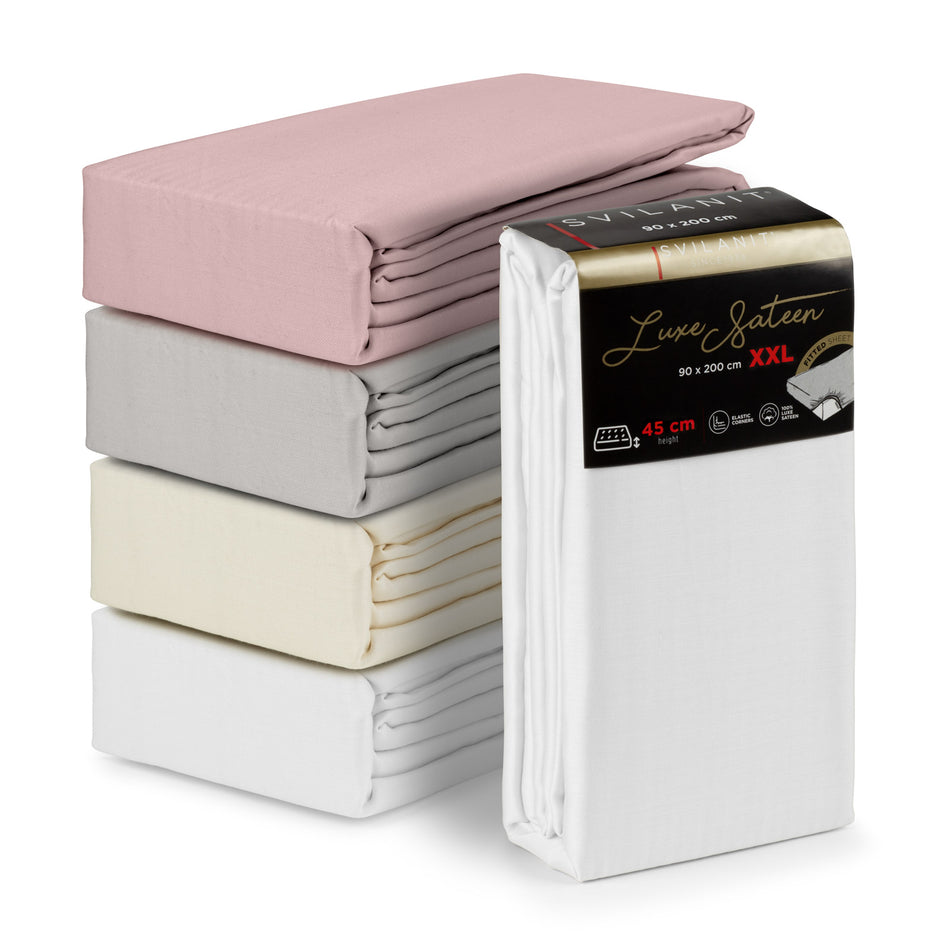 Napínacie prestieradlo Luxe sateen XXL
