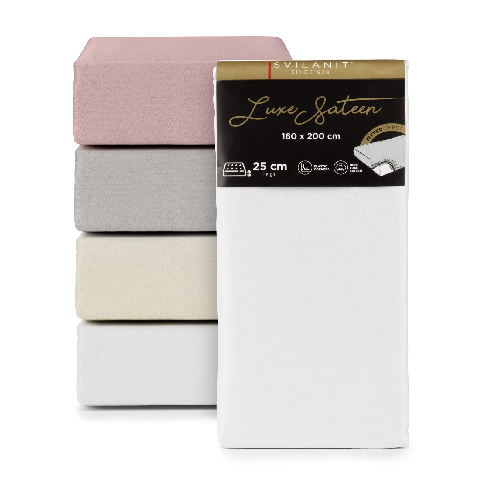 Napínacie prestieradlo Luxe sateen
