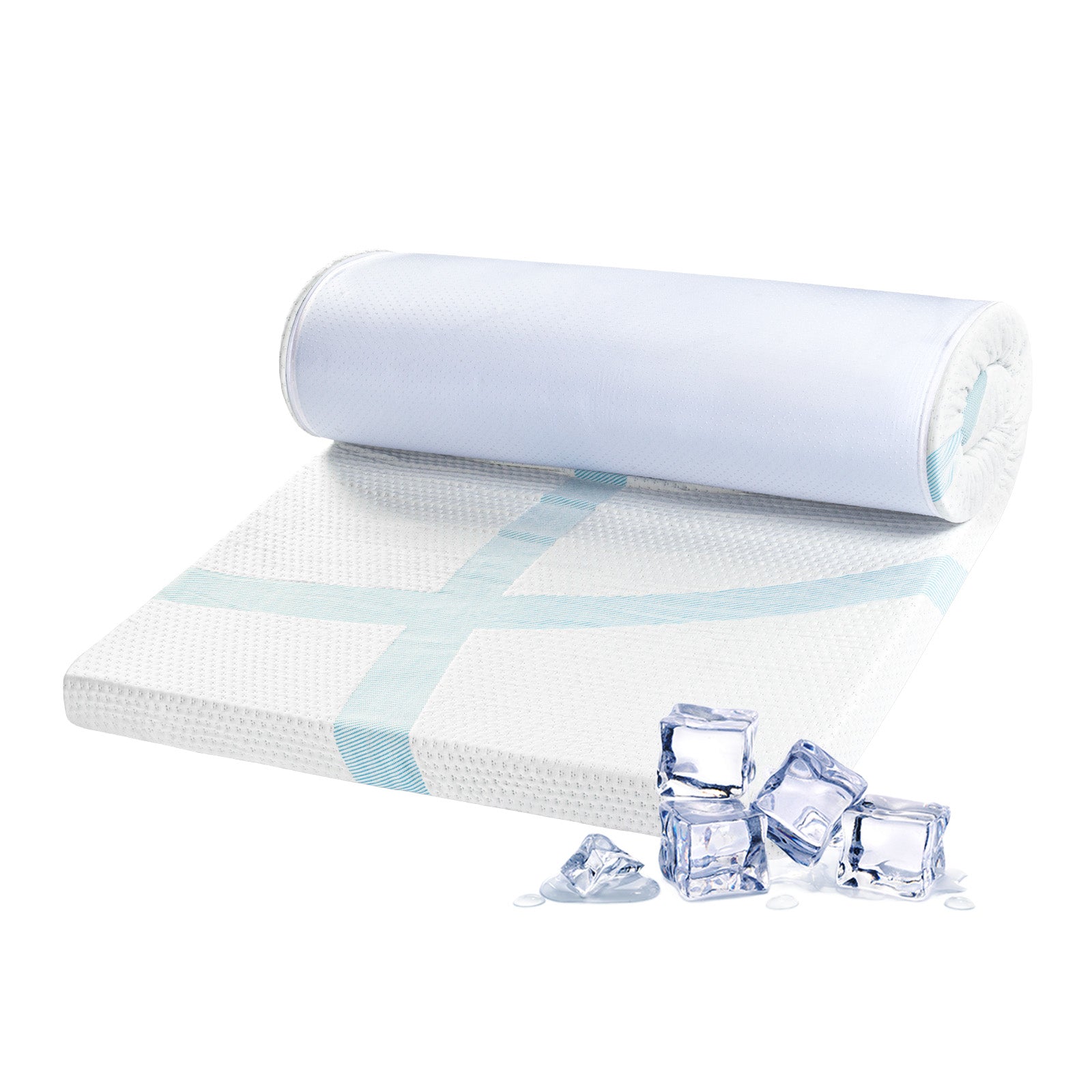 Vrchný matrac s chladivým účinkom Vitapur MemoSilver Premium Fresh 5+2 – 7 cm