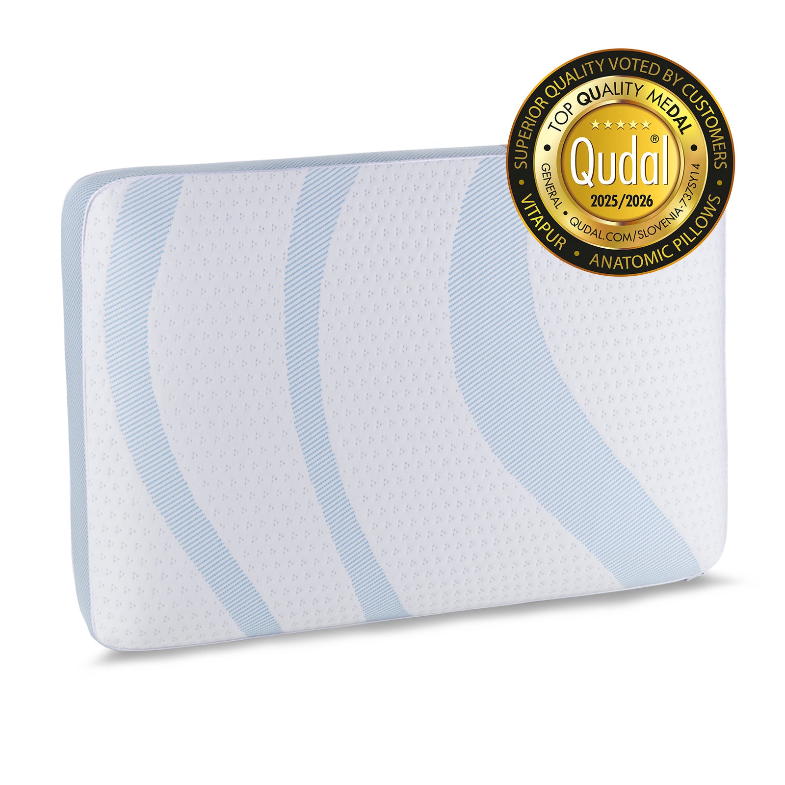 Vankúš Vitapur MemoSilver Premium Fresh s chladiacim účinkom – 40 x 60 cm