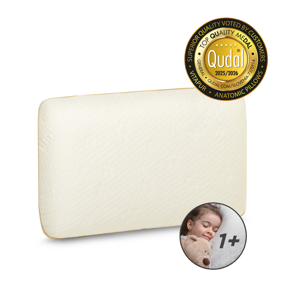 Detský vankúš z pamäťovej peny MemoDream Junior – 30 x 50 x 5 cm
