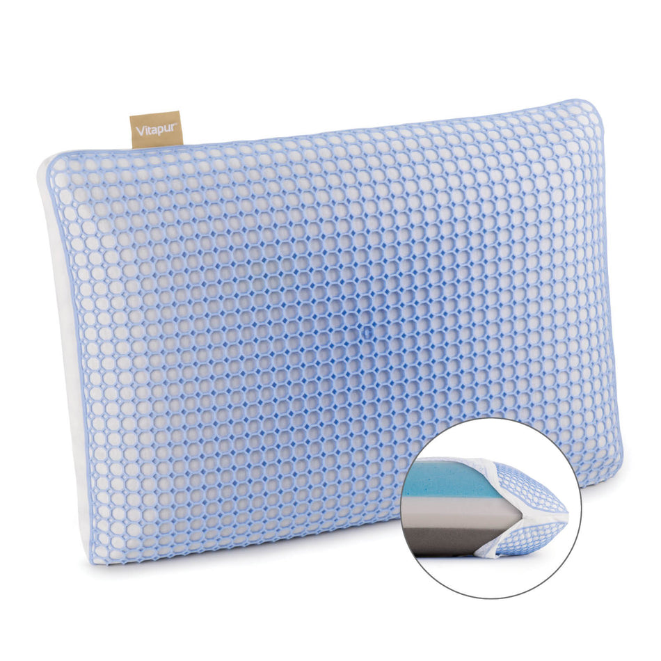 Hybridný vankúš Vitapur MemoElite Memory 3-v-1 – 40 x 60 cm