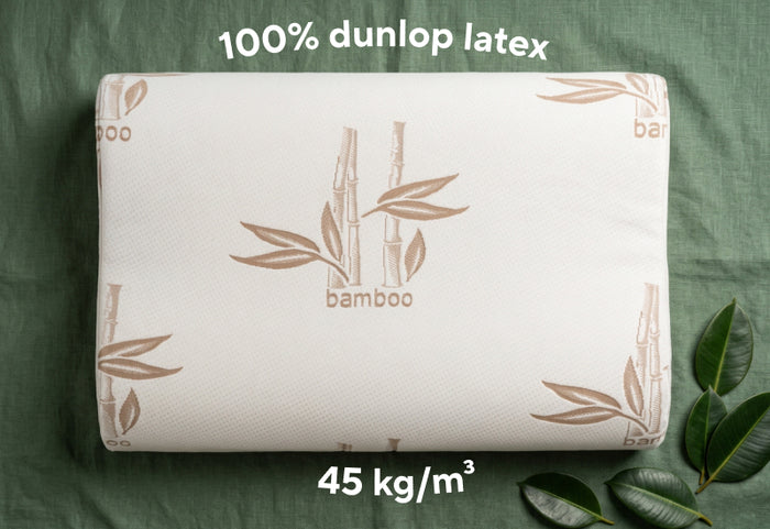 100 % prírodný latex Dunlop pre dlhodobú, stabilnú oporu