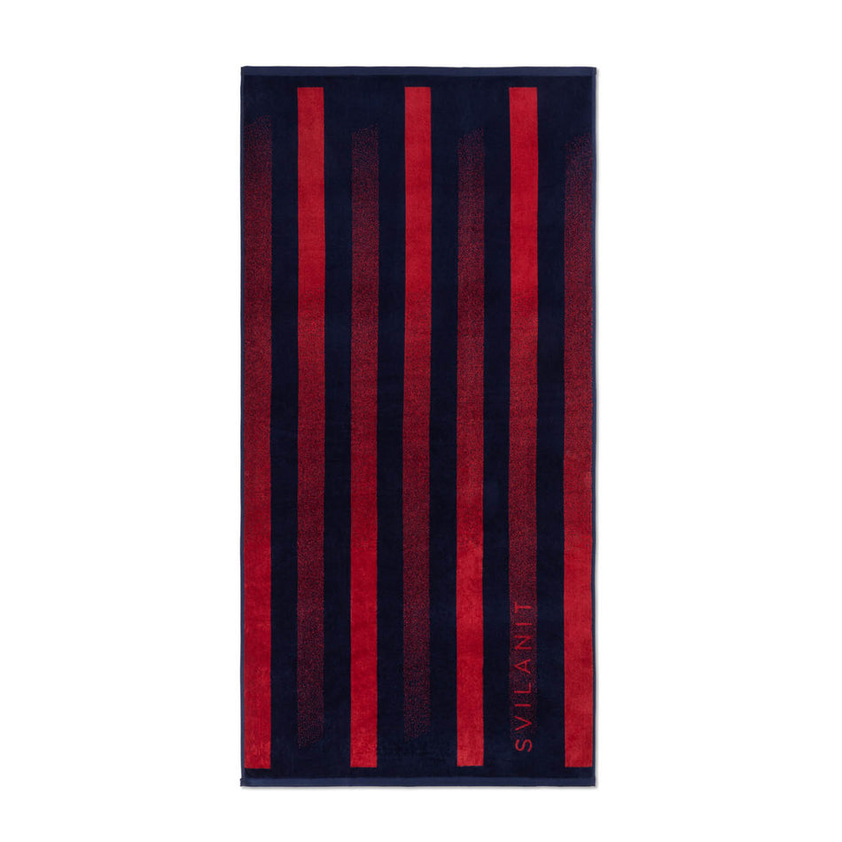 Plážová osuška Graphic Red, 80 x 160 cm