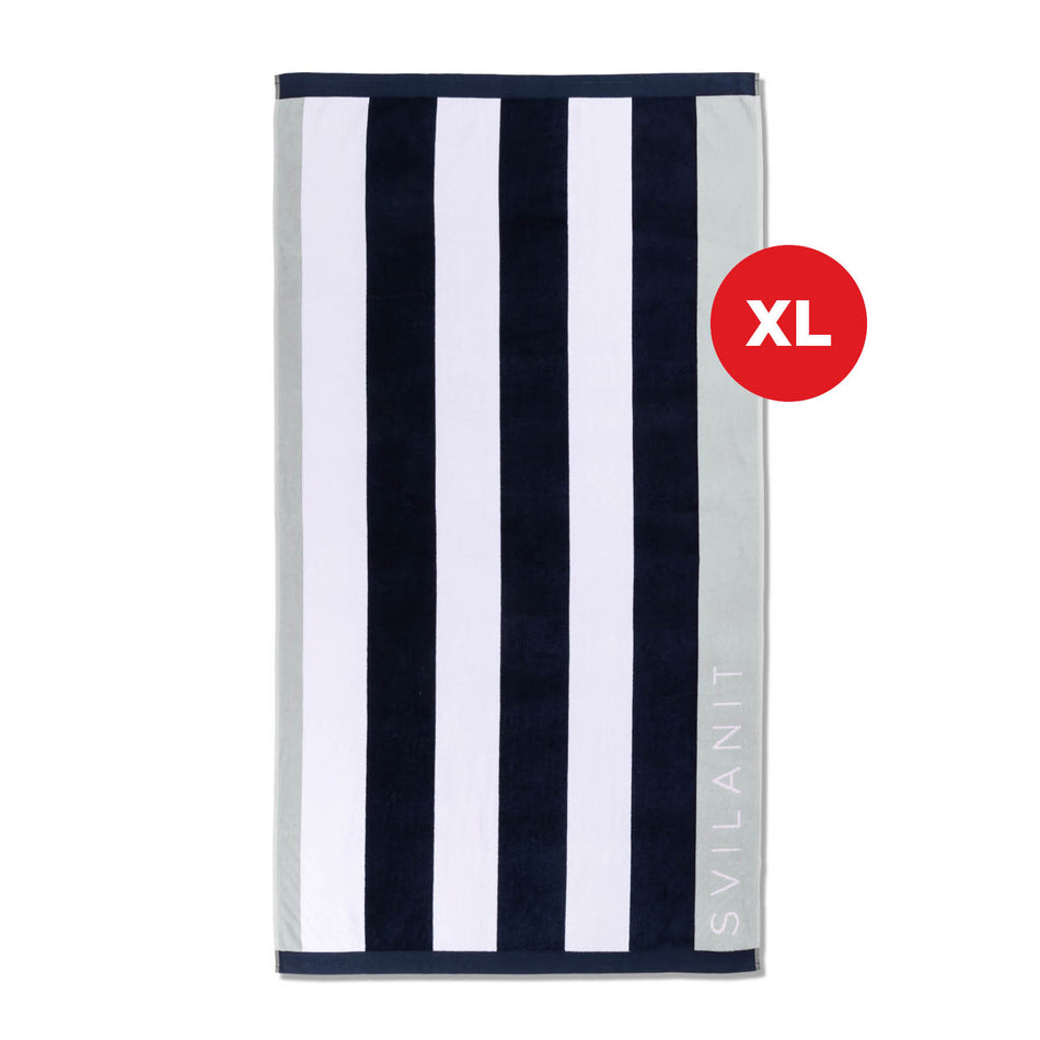 Plážová osuška Sky grey Line, 100 x 180 cm