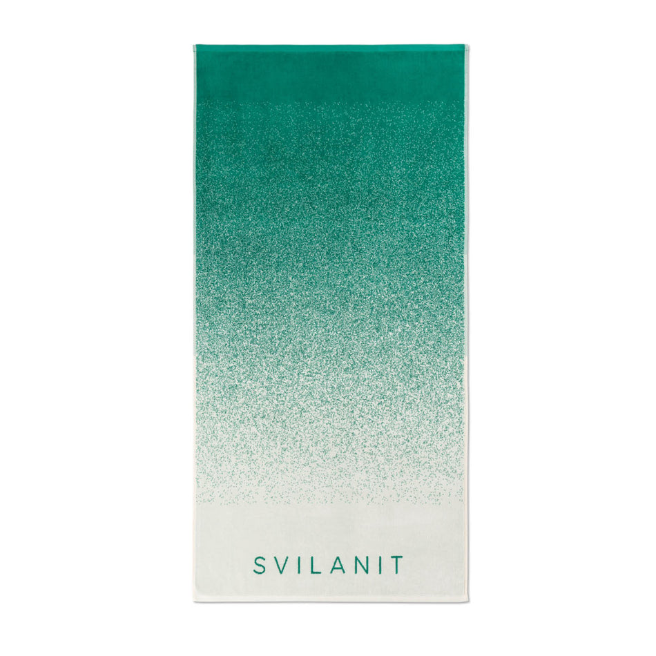 Plážová osuška Ombre Green, 80 x 160 cm
