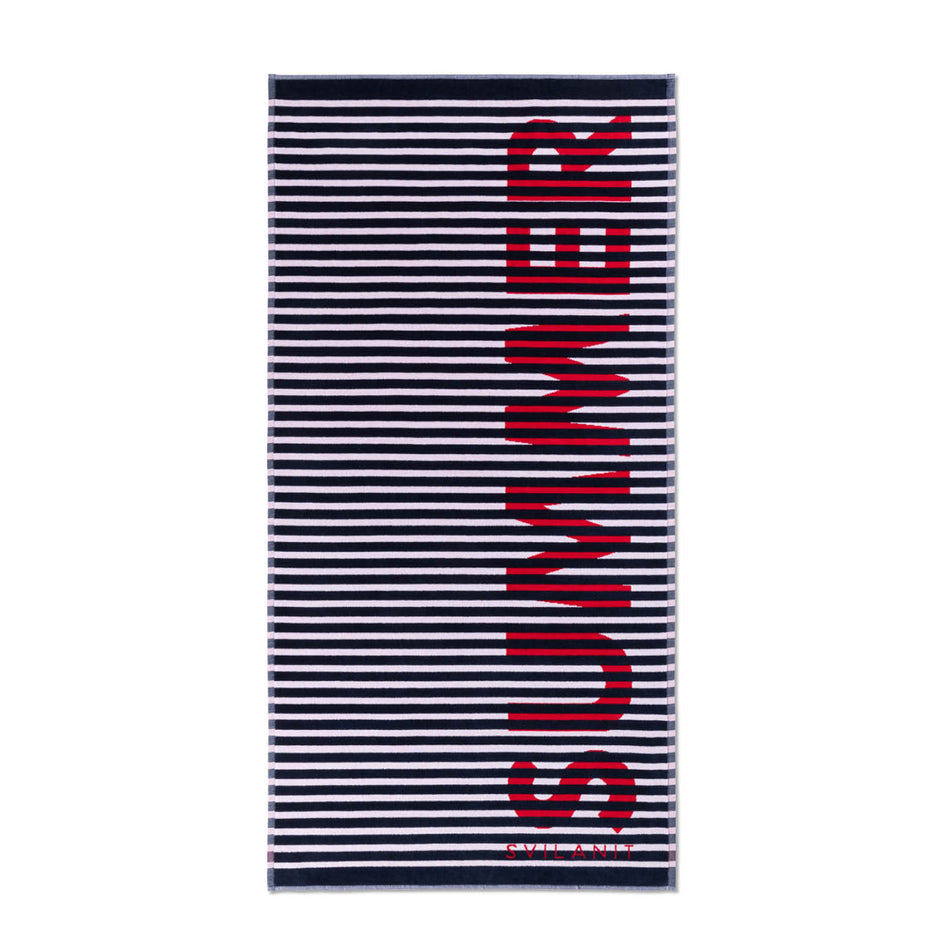 Plážová osuška Red Summer, 80 x 160 cm