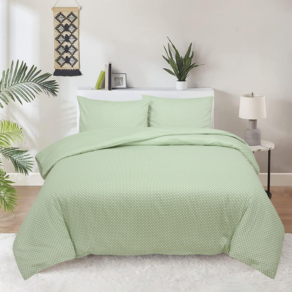 Bavlnená saténová posteľná bielizeň Olive Bliss