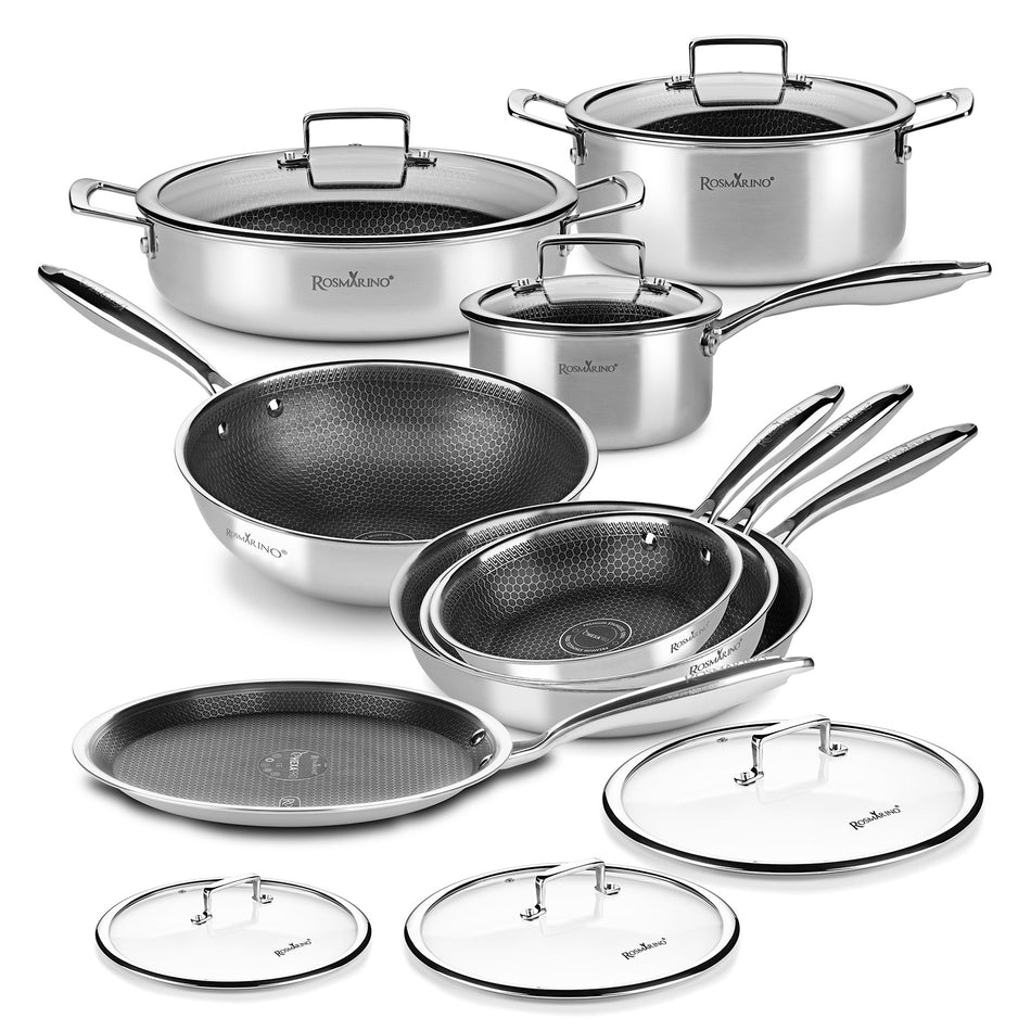 14-dielna súprava kuchynského riadu Rosmarino HexaPro s pokrievkami