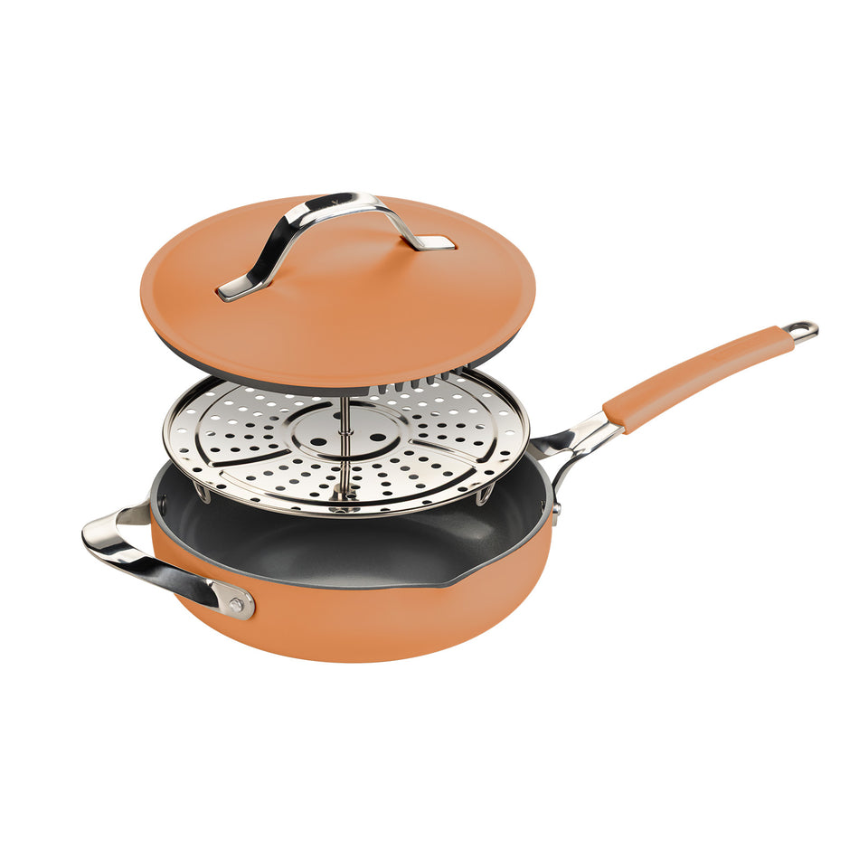 Rosmarino Chef’s Choice All-in-One panvica na varenie v pare, restovanie a vyprážanie, 24 cm