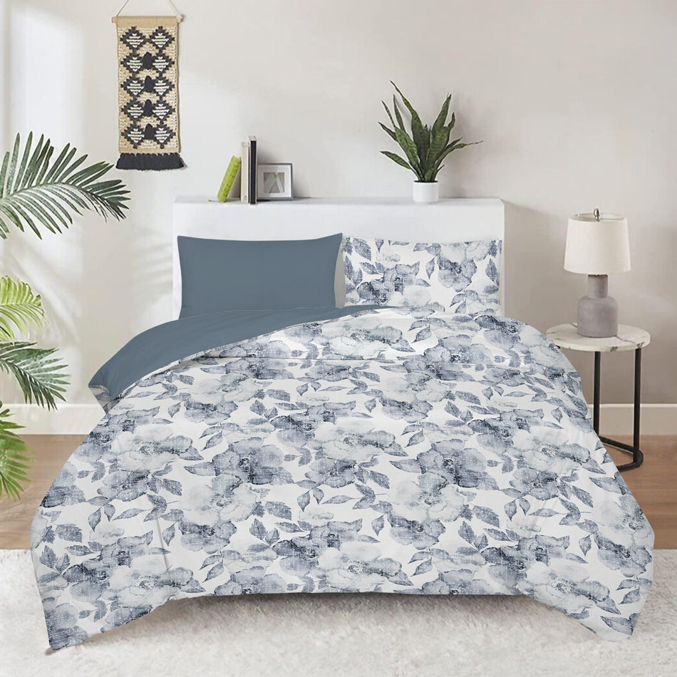 Bavlnená saténová posteľná bielizeň Svilanit Floral Mist