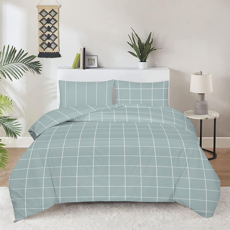 Bavlnená saténová posteľná bielizeň Svilanit Nordic Frame