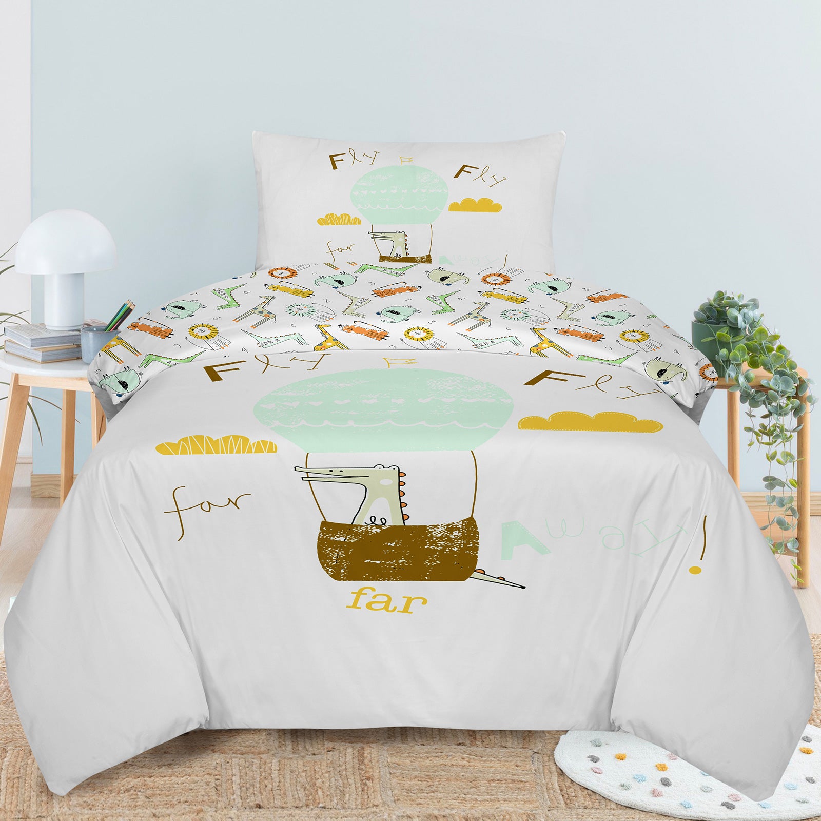 Detská bavlnená posteľná bielizeň Svilanit Balloonie