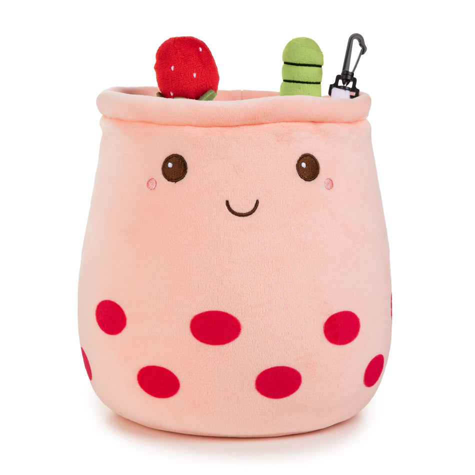 Hračka a cestovný vankúš Svilanit Bubble Tea 2 v 1
