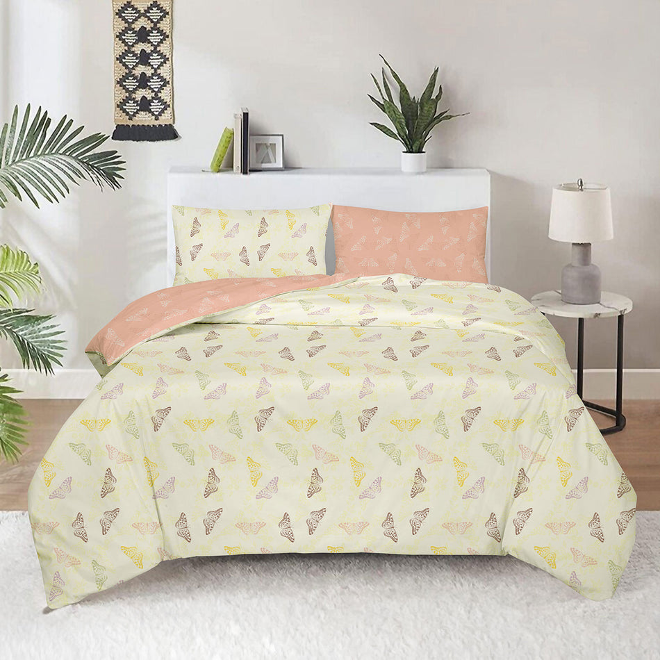 Vitapur bavlnená posteľná bielizeň Svilanit Rose Butterflies