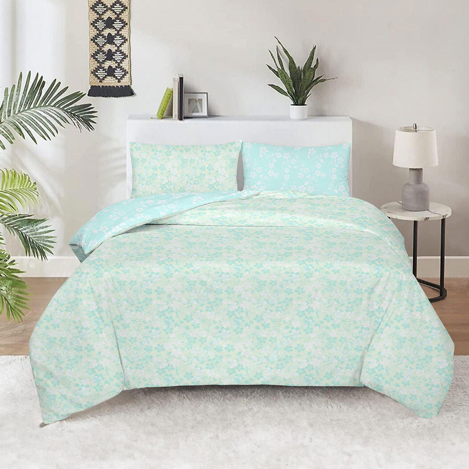 Vitapur bavlnená posteľná bielizeň Svilanit Mint Blossom