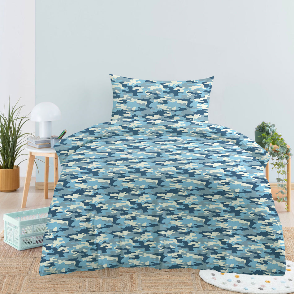 Vitapur detská bavlnená posteľná bielizeň Svilanit Camo
