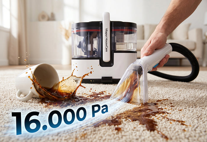 Výnimočný sací výkon CleanBoost a parný systém SteamForce