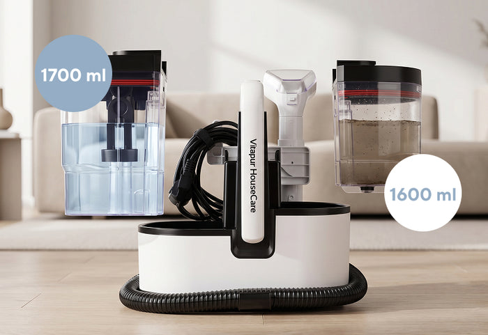 DualClean systém oddelených nádrží na čistú a špinavú vodu