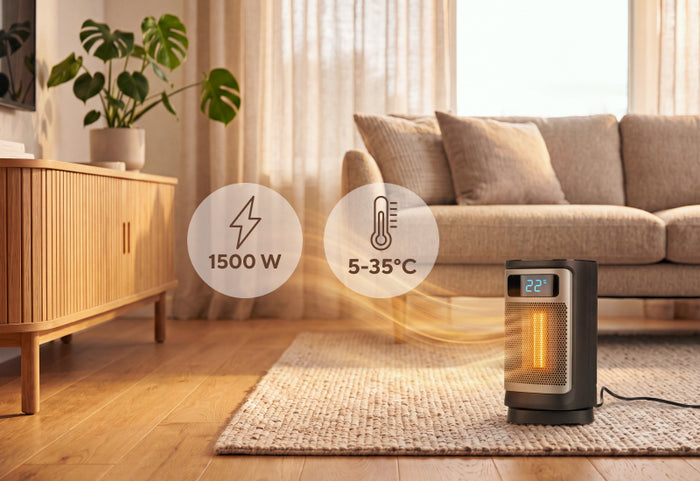Výkon 1500 W a teplota presne podľa vás