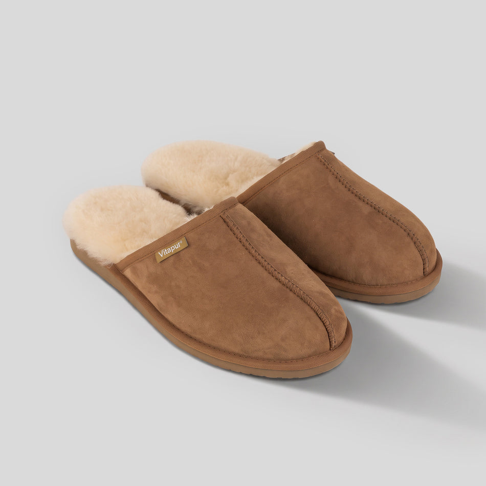 Teplé pánske papuče z prémiovej ovčej vlny Warm Step Luxury