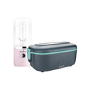 Sada vyhrievaného obedára Rosmarino a prenosného mixéra Rosmarino NutriMax 2 GO (ružová)