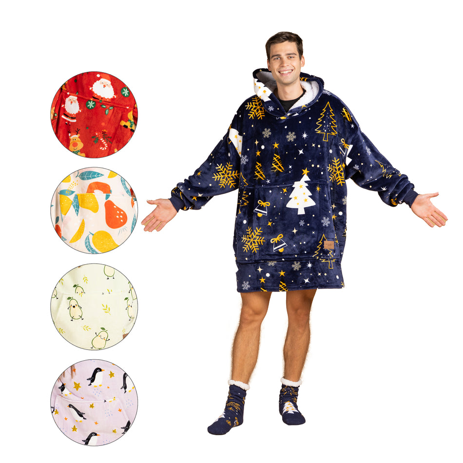 Mikinová deka Svilanit + darček: ponožky