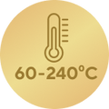 Rozsah teploty 60 – 240 °C3