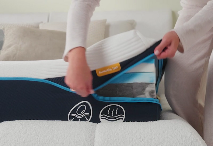 Efektívna regulácia teploty pre nerušený spánok.